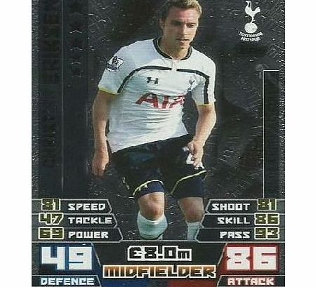 Match Attax 2014/2015 Christian Eriksen 14/15 Silver Limited Edition