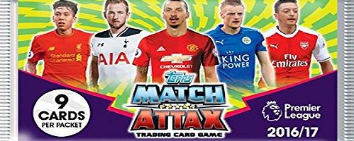 Match Attax 5x Topps EPL Match Attax 2016/17 Trading Card Booster Pack (5 Sealed Pack)
