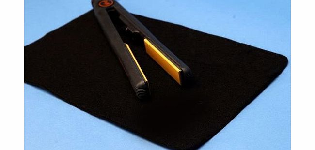 mateque Black Heat Resistant Straightening Iron Mat by Mateque