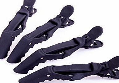 Pack of 4 Crocodile Clips for use when styling with Hair Straighteners such as Cloud Nine, SHE, Babyliss and ghd