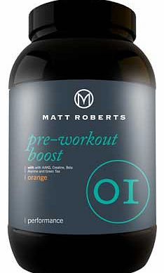 Matt Roberts Pre Workout Shake - Orange