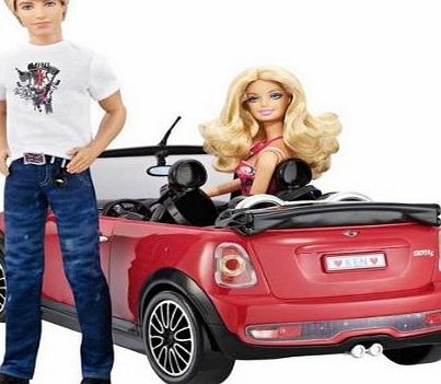 Mattel Barbie and Ken - My cool Mini Cooper