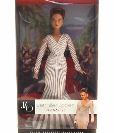 Mattel Barbie Collector Black Label: Jennifer Lopez Red Carpet Doll