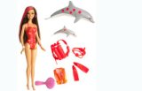 Mattel Barbie Colour Change Beach Doll - Dark