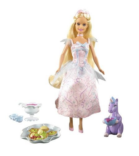 Barbie Doll Princess Odette & Lila - Mini Kingdom Birthday Set