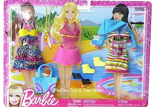 Mattel Barbie Fashionistas Casual Fashion Set