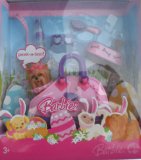 Barbies pet Puppy styling head in a bag 
