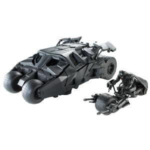 Mattel Batmobile and Batpod
