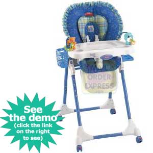 Fisher Price Babygear Link-A-Doos Deluxe High Chair