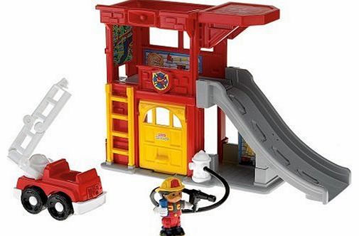 Mattel Fisher-Price Imagination Rescue Ramps Fire Station