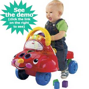 Fisher Price Laugh Learn Walk and Drive Car