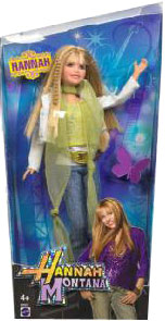 Mattel Hannah Montana Doll Green Top