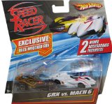 Hot Wheels Speed Racer Movie Moments - Speed Racer GRX vs. Mach 6 Grand Prix Race