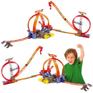 Mattel Hot Wheels Trick Tracks Power Loop Track Set