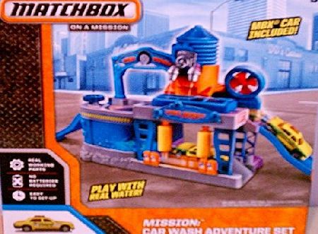 Mattel Matchbox Mission Car Wash Adventure Set - Mattel