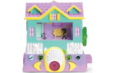 Mattel Pixel Chix Baby Care Yellow House With Pink Base