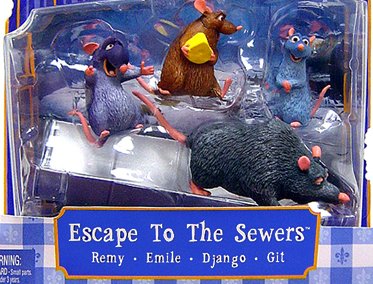 Mattel Ratatouille Movie Moment - Escape To The Sewers