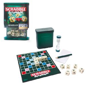 Mattel Scrabble Scramble To Go