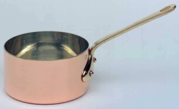 Butter pan  9cm  bronze handles  0.3