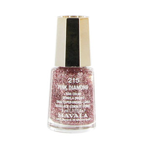 Diamond Glitters Nail Polish 5ml - Pink