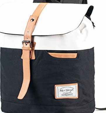 maxbuy Unique Korean Vintage Style Fashion UNISEX Casual Travel School Shoulder Backpack bag with laptop Lining 41cm*31cm*17cm (Sapphire)