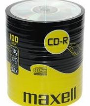 100 CDR MAXELL BLANK DISCS CD-R RECORDABLE CD 80 MINS 52X 700MB
