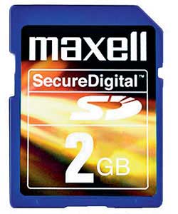 Maxell 2GB SD Card