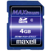 MAXELL 4GB SDHC Card