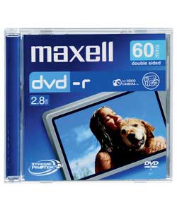Maxell DVD-R CAM 60 Minute x 3 Pack Jewel Case