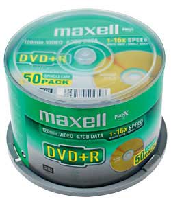 DVD R Pack of 25 on a Spindle