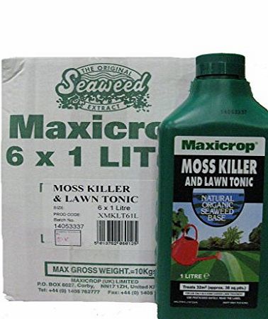 Maxicrop Moss Killer amp; Lawn Tonic 1lt x6