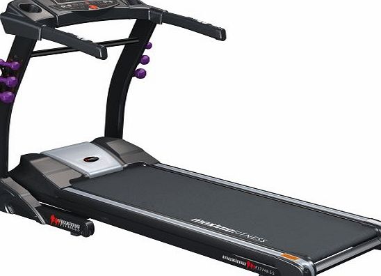 Maxima Fitness MF-2000-SpeedsterXT-P Auto Incline Folding Treadmill (Semi Commercial) - Black/Grey, Premium