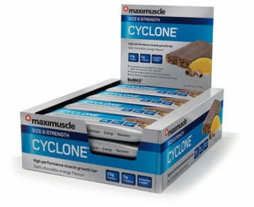 Maximuscle Cyclone Bar (Size and Strength) Box