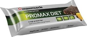 Maximuscle, 2041[^]10061979 Promax Diet Bar Chocolate Orange -