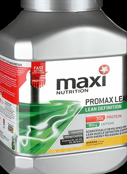 MaxiNutrition Promax Lean Powder Banana 990g -