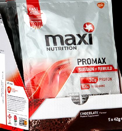 MaxiNutrition Promax Powder Chocolate 5 x 42g