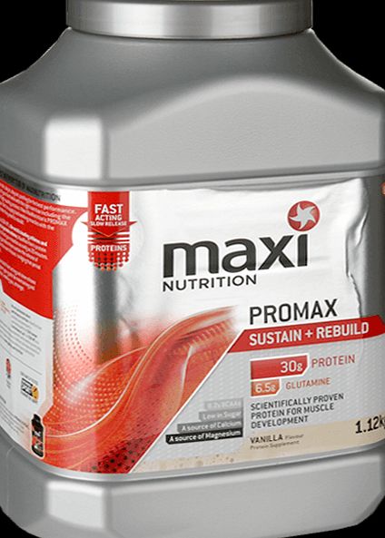 MaxiNutrition Promax Powder Vanilla 1.12kg -