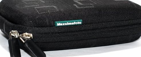 Maxsimafoto - Semi Hard case - BLACK - for Panasonic Lumix DMC-TZ70 TZ60 TZ55 TZ57 TZ61 Digital Camera.