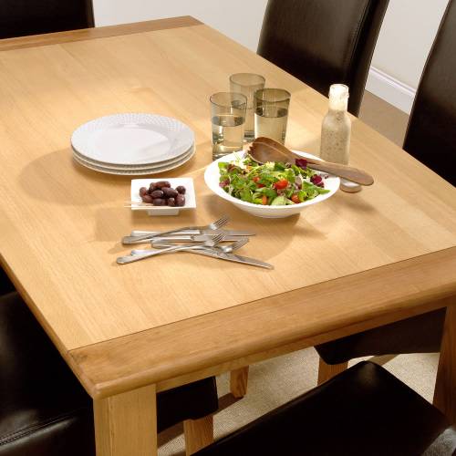 Set - Extending Table + 6 Leather Chairs