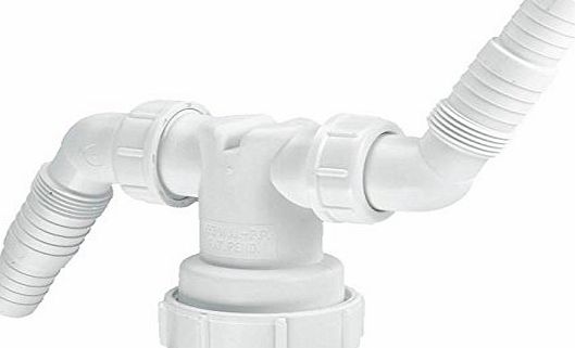Mcalpine Twin Adaptor - Connect 2 of your appliances to one waste pipe