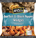 Sea Salt and Cracked Black Pepper Wedges (750g)