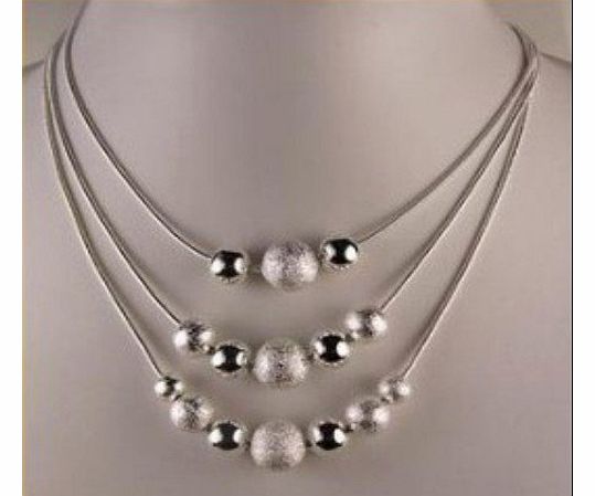 Mcitymall77 Fashion 925 Silver Necklace, for Girl,for Women.Excellent quality.925 silver jewellery.