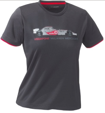 Vodafone McLaren Mercedes Ladies Car T-Shirt