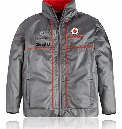 McLaren Vodafone McLaren Mercedes Teamwear Collection Kids Junior Waterproof Jacket