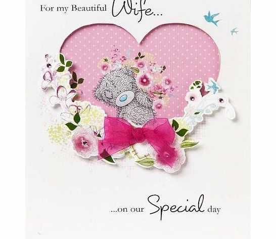 Me To You Hand Made Me to You Bear Wife Anniversary Card