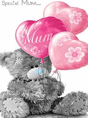 Me To You Mother Birthday Card - For a Very Special Mum Balloons - Tatty Teddy