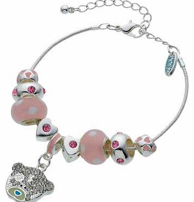 Me to You Pink Beaded Bracelet