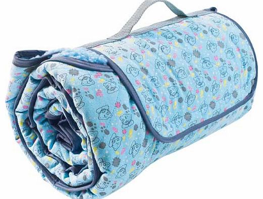 Me to You Roll Up Pet Blanket - Blue