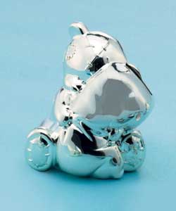 ME TO YOU Silver Plated Tatty Teddy; Money Box