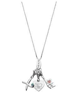 me to you Sterling Silver Charm Necklace